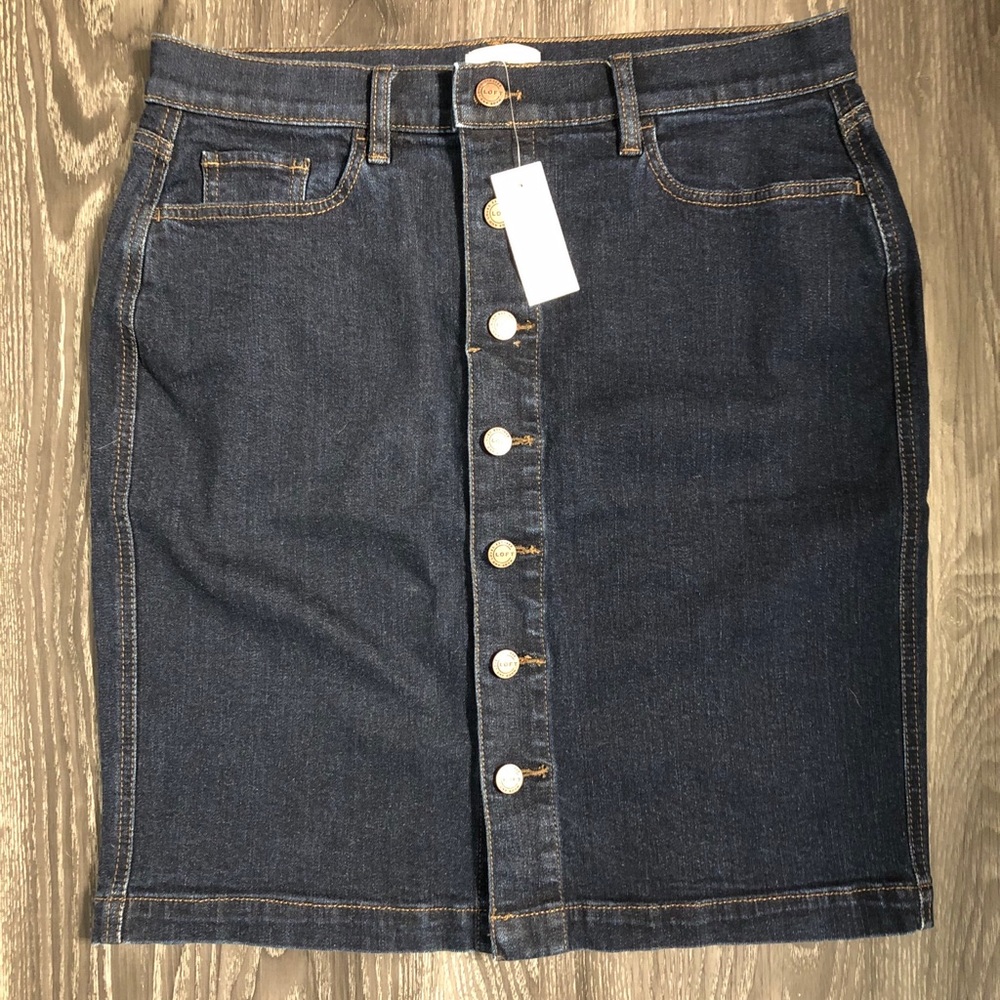 LOFT Jean Skirt